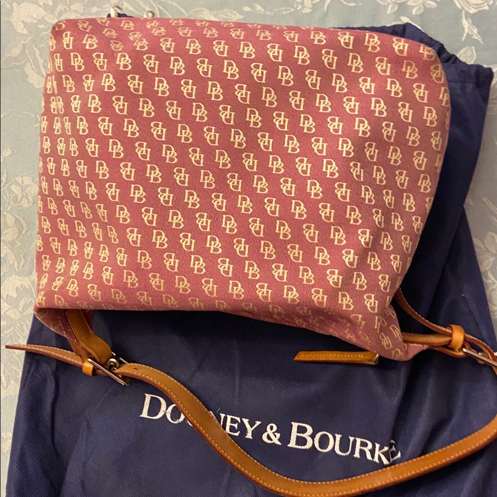 Dooney & Bourke Pink Monogram Bag with dust bag - Picture 7 of 9